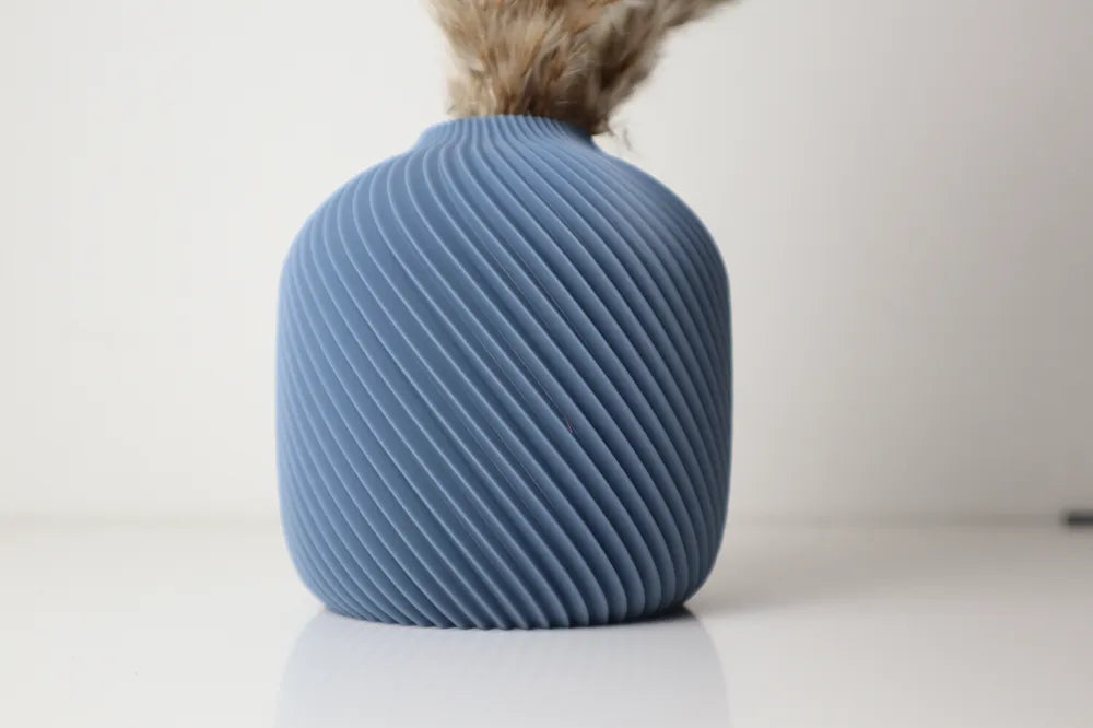 Vaso Decorativo Espiral Texturizado