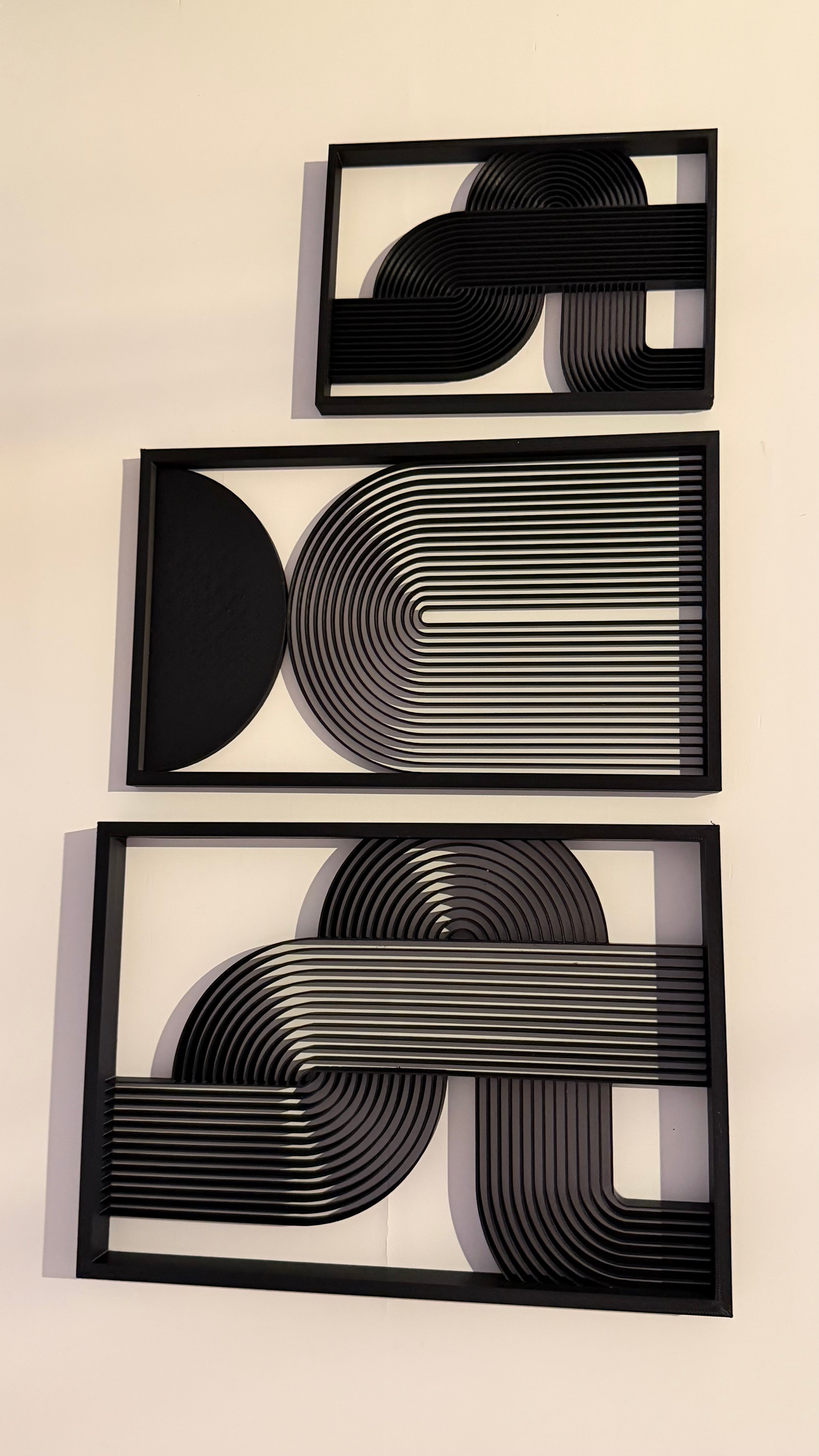 Conjunto Quadros Decorativos Geométricos