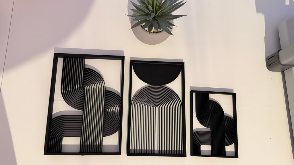 Conjunto Quadros Decorativos Geométricos