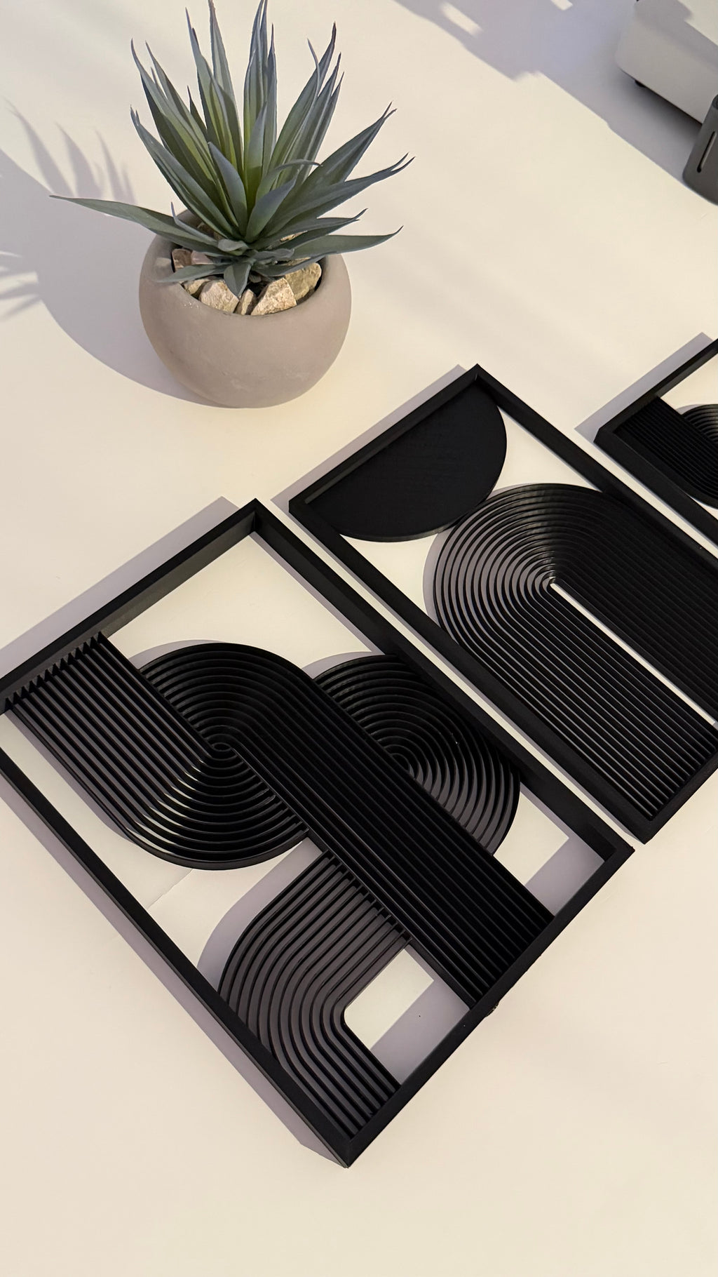 Conjunto Quadros Decorativos Geométricos