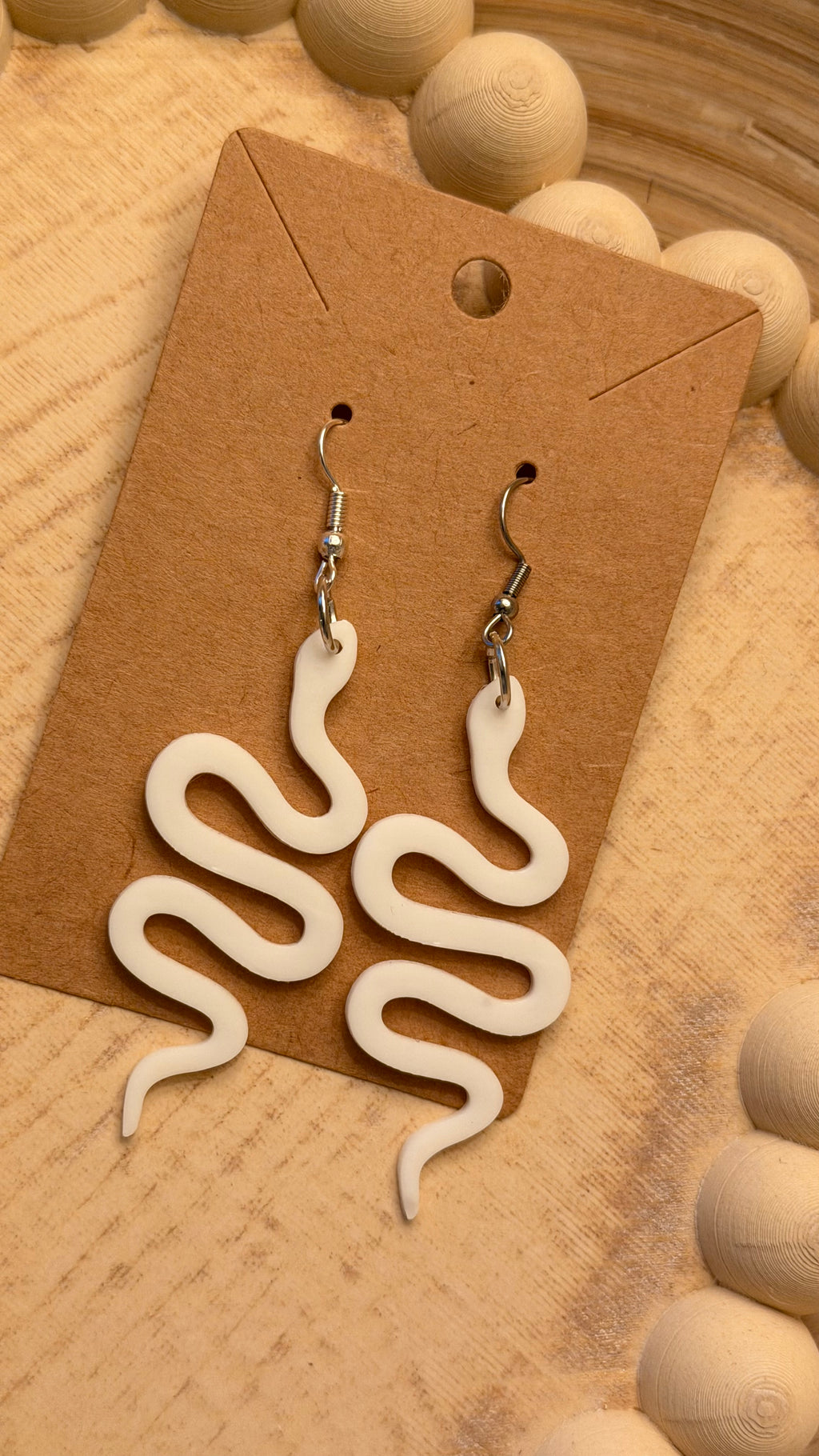 Snake earrings