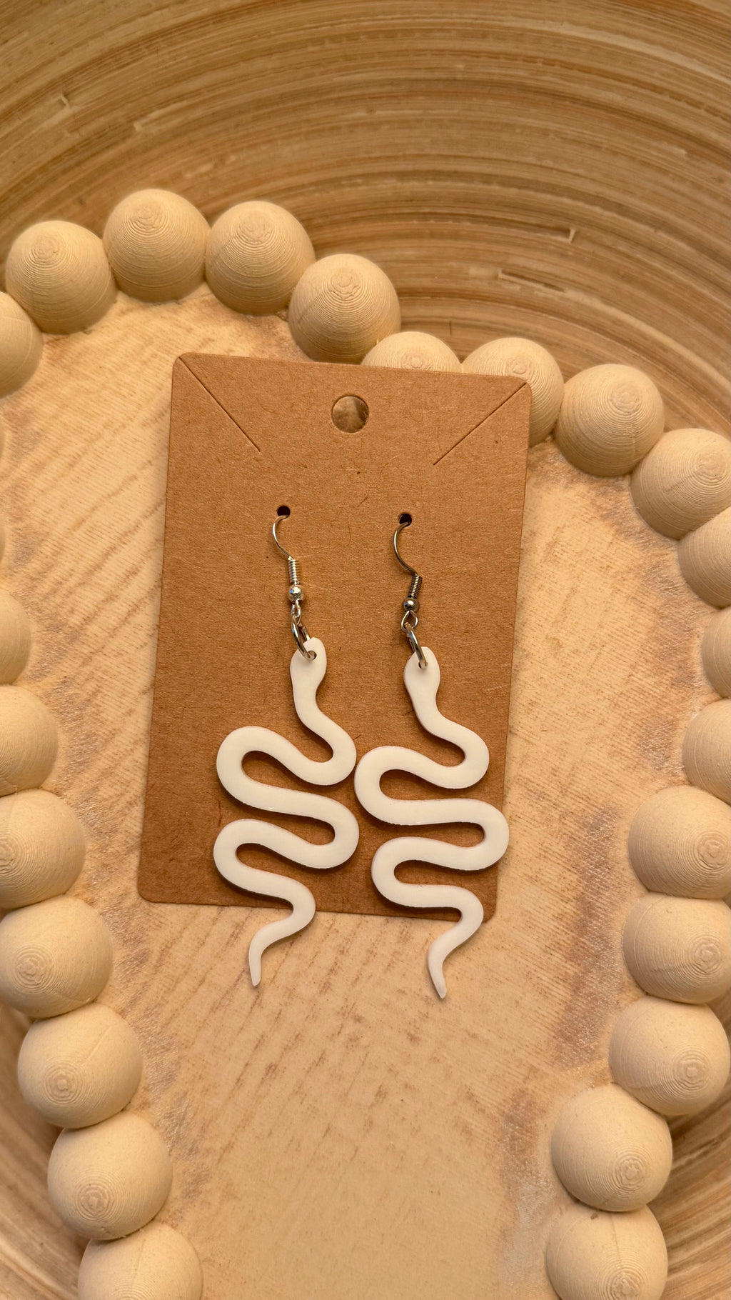 Snake earrings