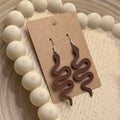Snake earrings