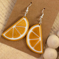 Orange Slice Earrings
