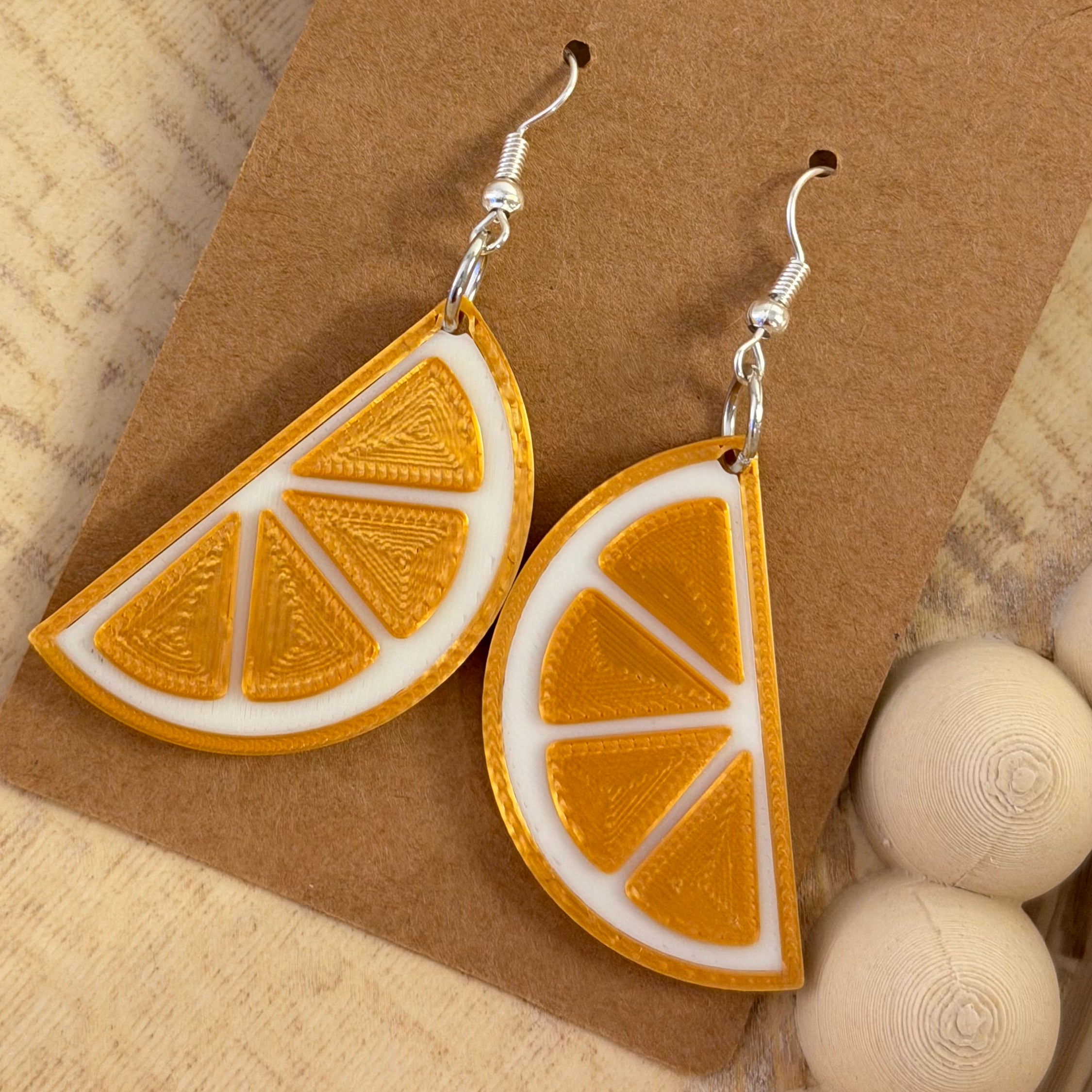 Brincos Fatia de Laranja