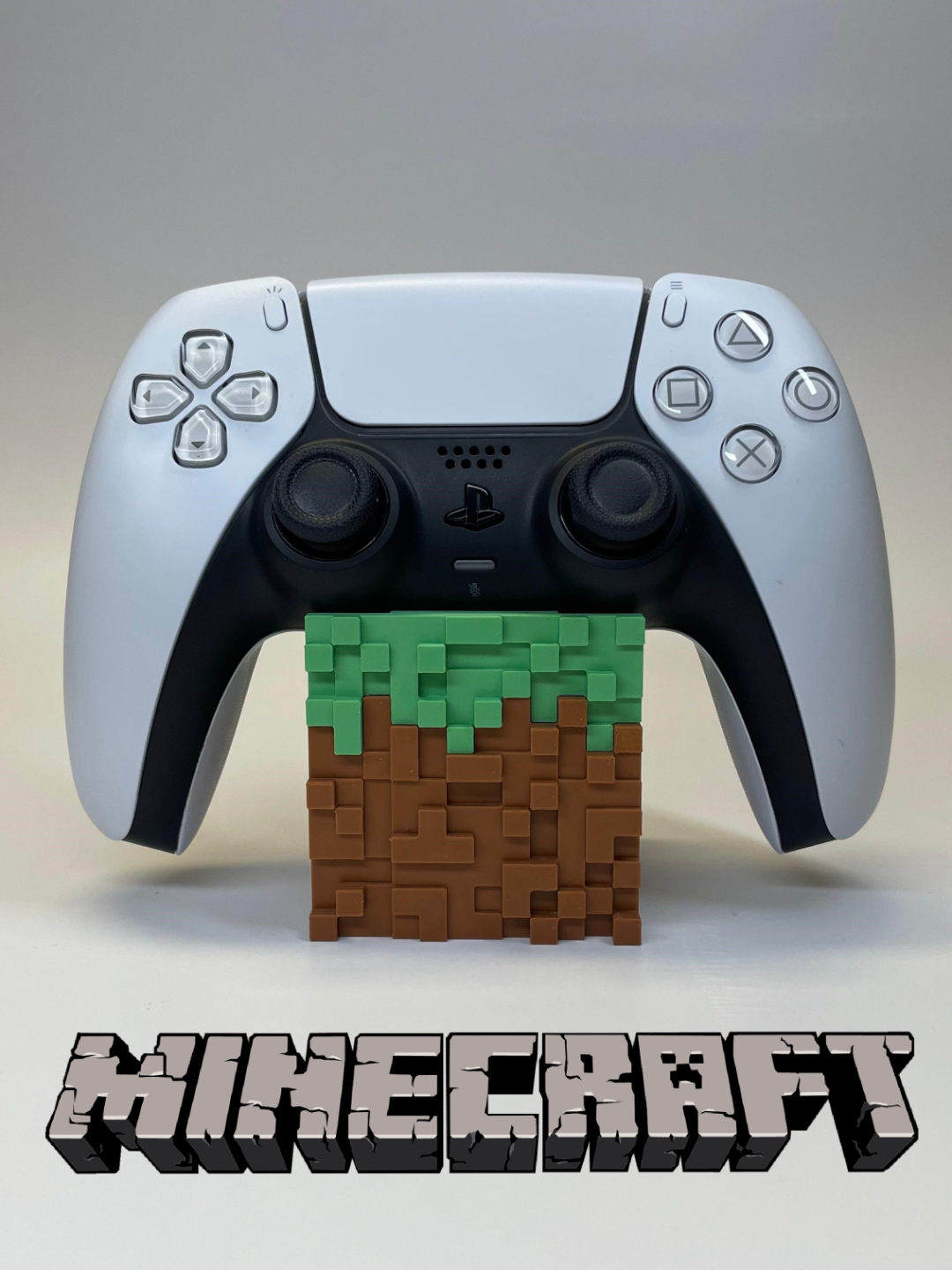 Suporte para Comando PS5 - Tema Minecraft