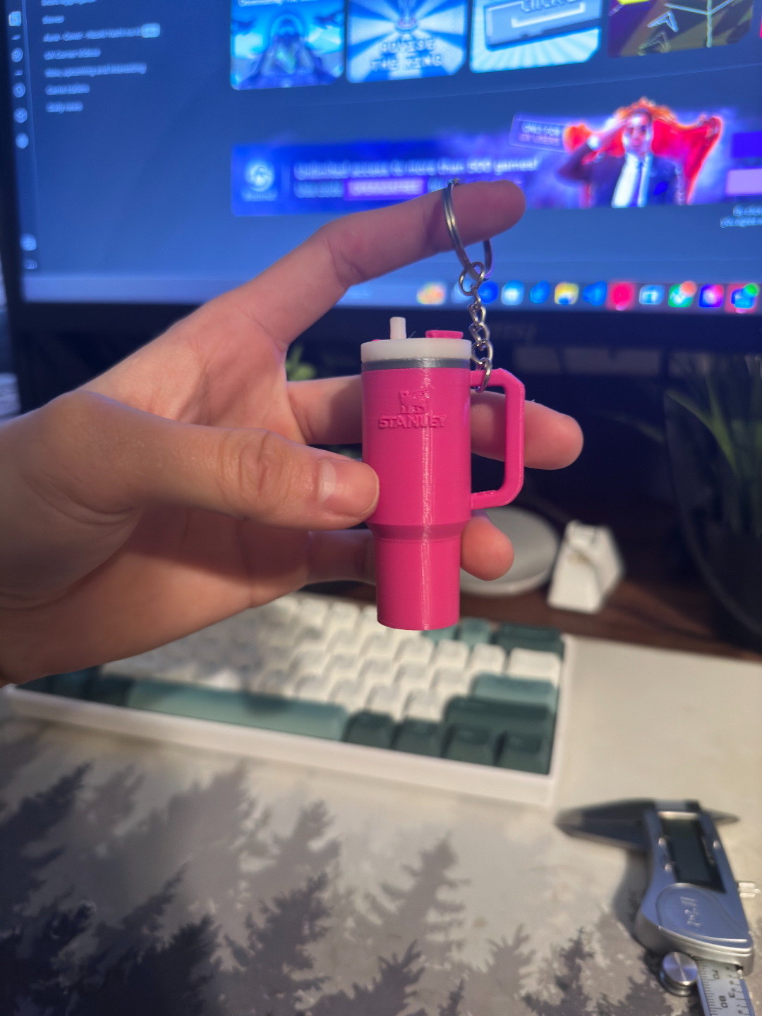 Mini Stanley Cup Porta-Chaves